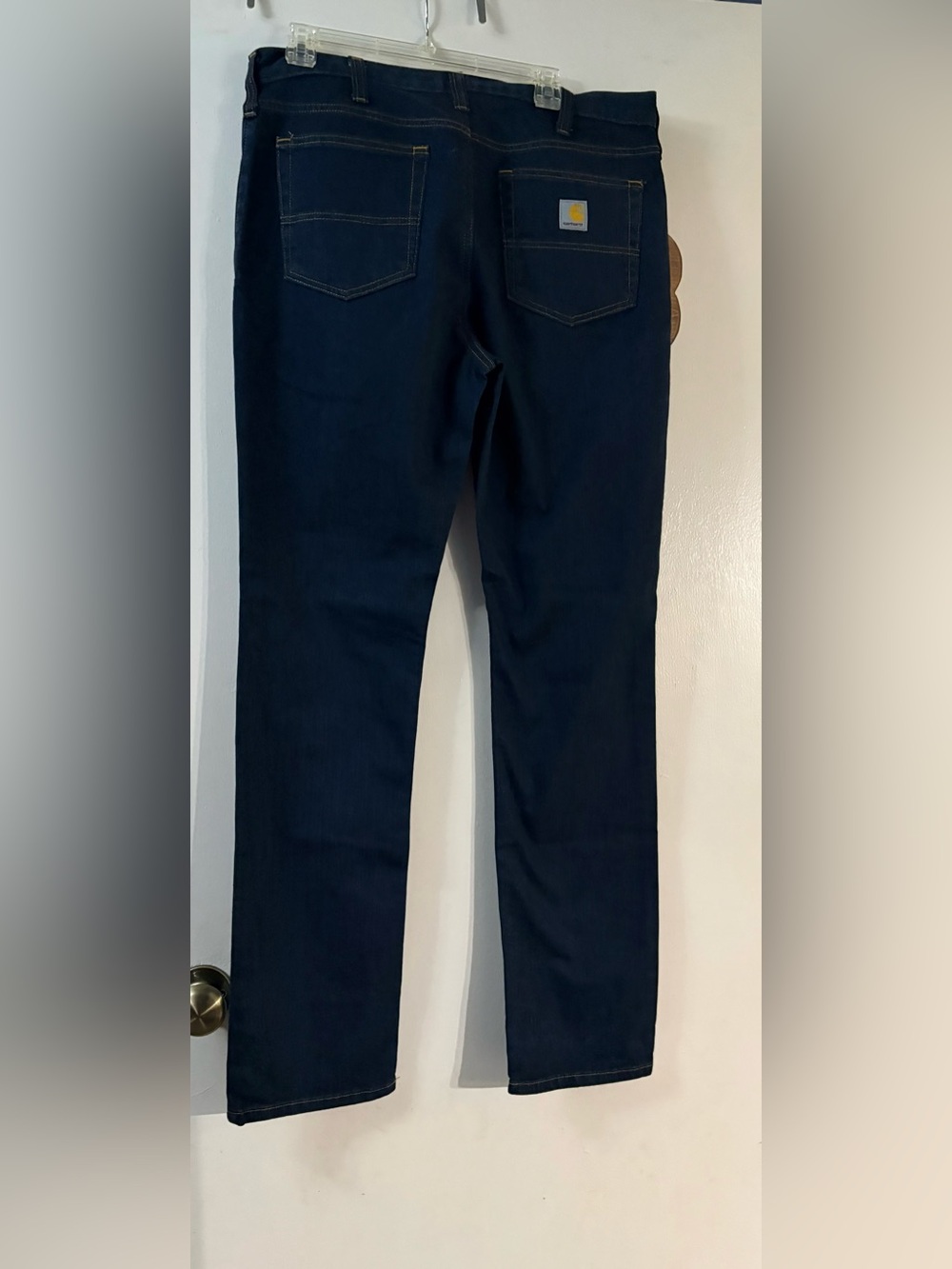 Carhartt Men's Straight Jeans in Dark Blue
